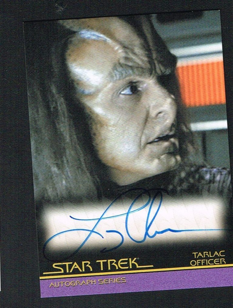 Larry Anderson as Tarlac Officer signed auto 2010 Star Trek Insurrection A86