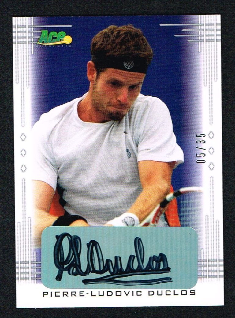 Pierre Ludovic Duclos signed autograph auto 2013 Ace Authentic LEAF Card 5/35