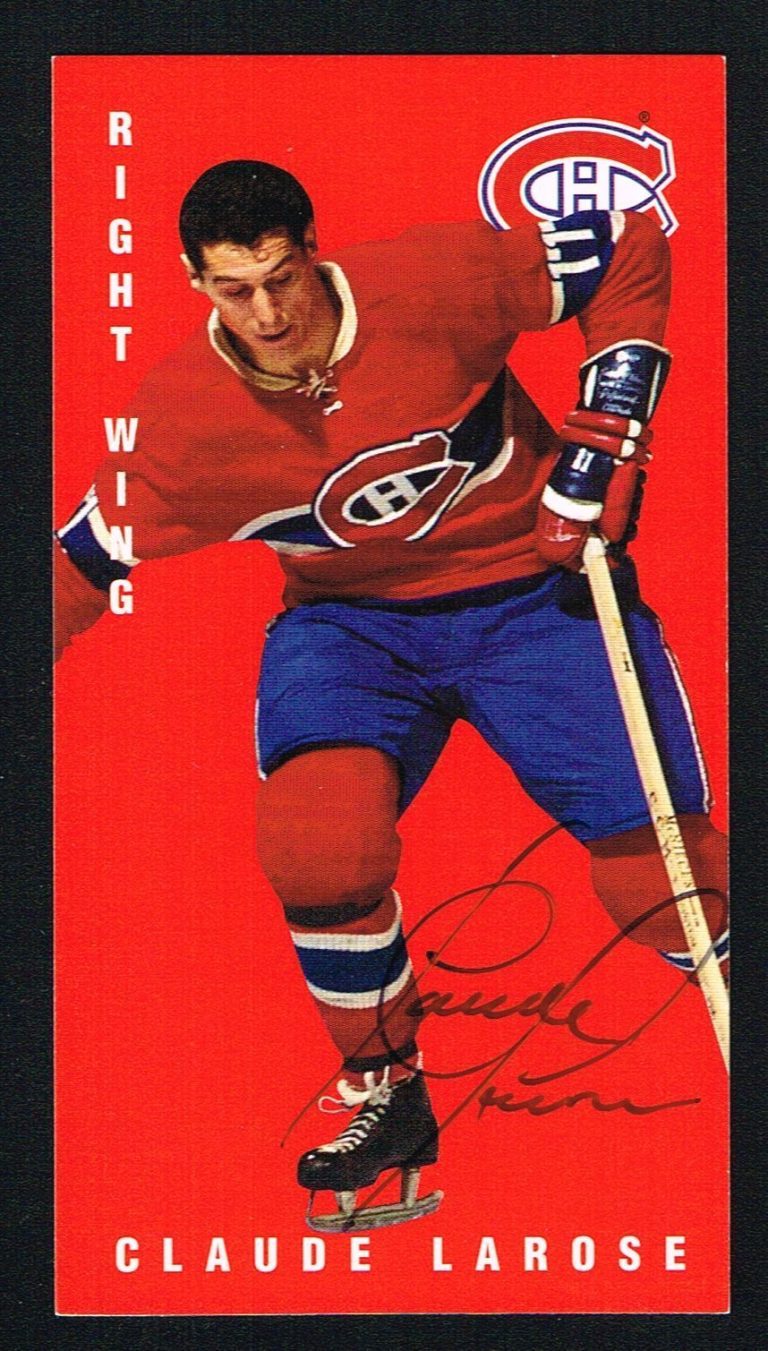 Claude Larose signed autograph auto Parkhurst Tall Boy Trading Card