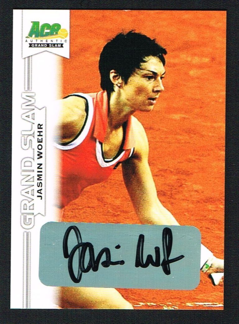 Jasmin Woehr signed autograph auto 2013 Ace Authentic Grand Slam Tennis