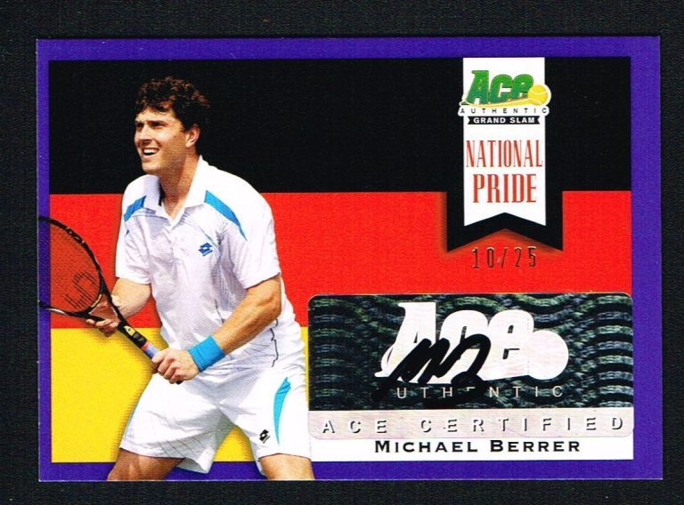 Michael Berrer signed autograph auto 2013 Ace Authentic National Pride 10/25