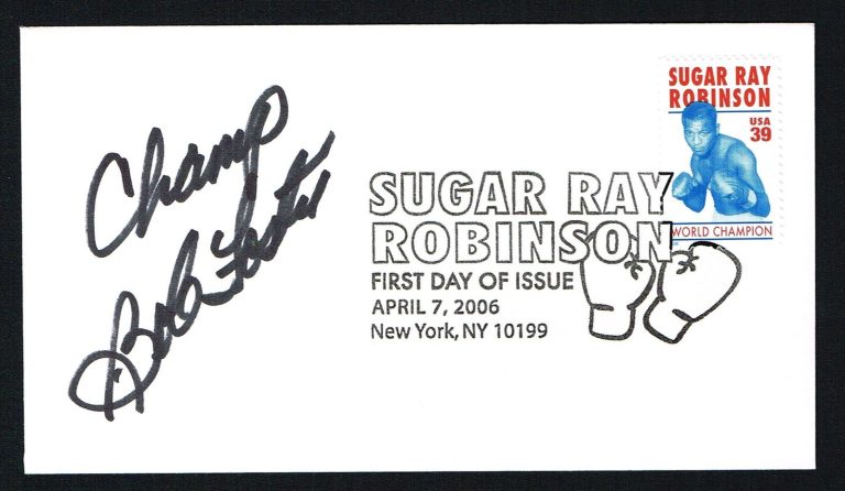 Bob Foster signed autograph auto First Day Postal Cover FDC Boxing Champion