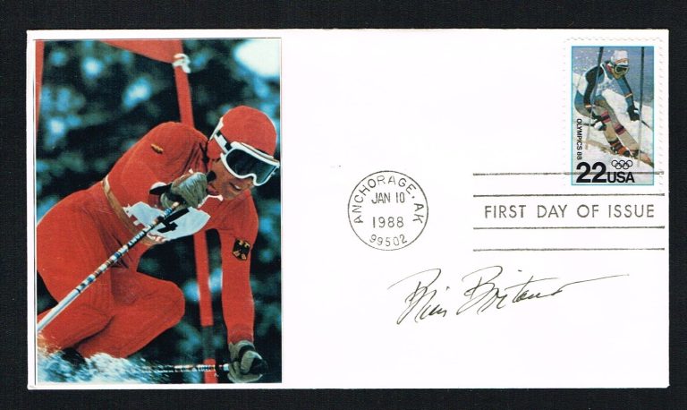 Brian Boitano signed autograph auto First Day Postal Cover FDC Figure Skater