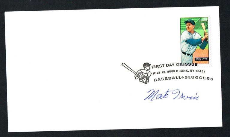 Monte Irvin signed autograph auto Postal Cover NY Giants Baseball Hall of Famer