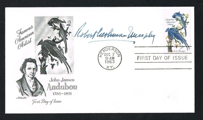 Robert Cushman Murphy (d. 1973) signed autograph auto First Day Cover FDC