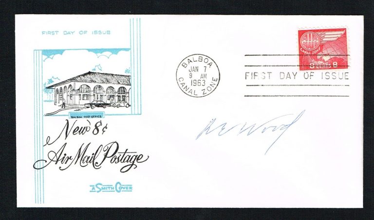 Robert E. Wood d 1969 signed autograph First Day Cover Sears VP Allstate Creator