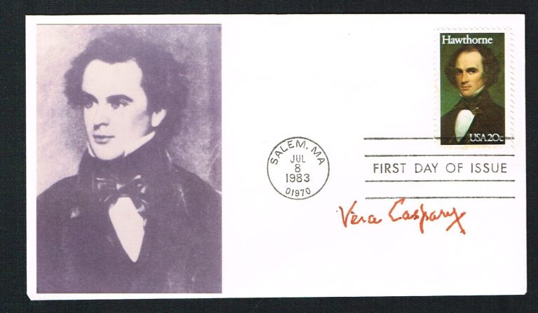 Vera Caspary (d. 1987) signed autograph First Day Cover FDC American Writer