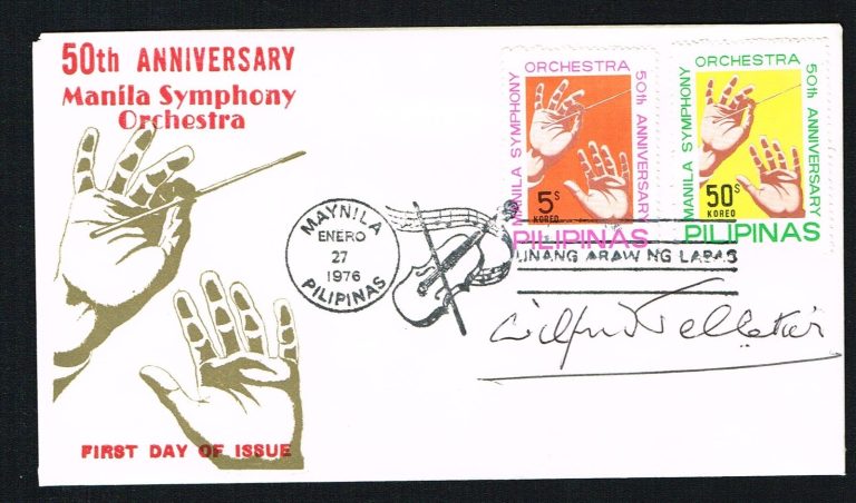 Wilfrid Pelletier (d. 1982) signed autograph First Day Cover Canadian Conductor