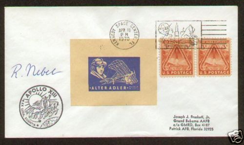Rudolf Nebel signed Postal Cover Oberth Rocket Pioneer