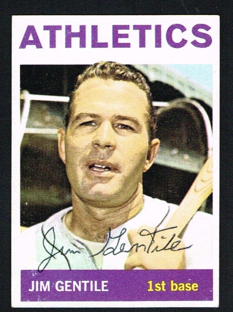 Jim Gentile #196 signed autograph auto 1964 Topps Baseball Trading Card