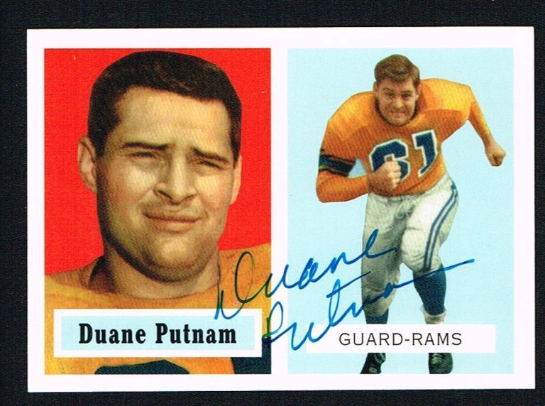 Duane Putnam #87 signed autograph auto 1994 Topps 1957 Archives Football Card