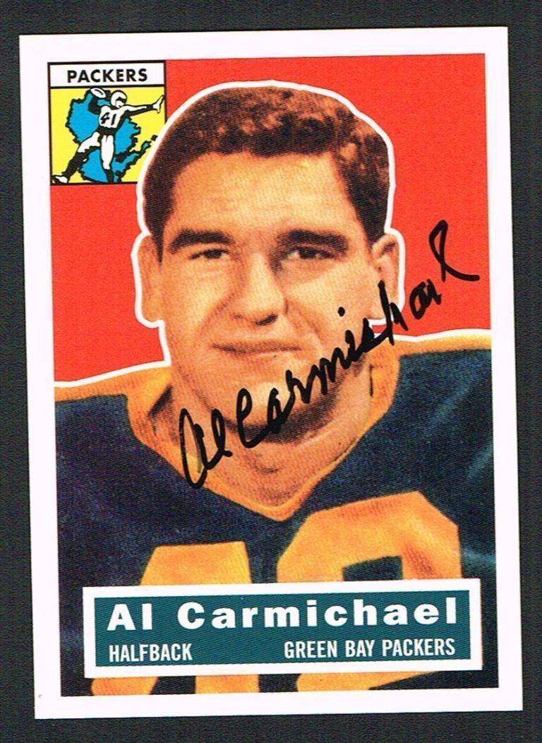 Al Carmichael #115 signed autograph auto 1994 Topps 1956 Archives Football Card