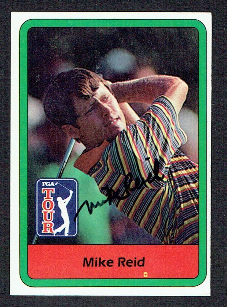 Mike Reid #44 signed autograph auto 1982 Donruss Golf Trading Card