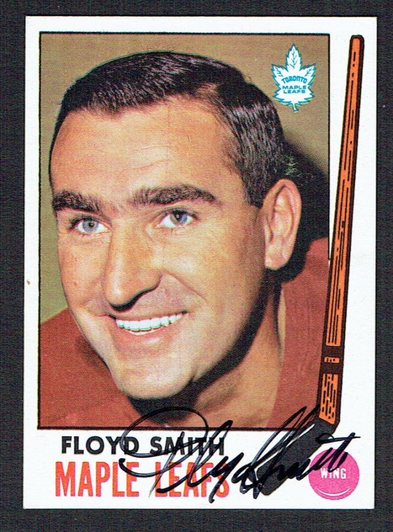 Floyd Smith #49 signed autograph auto 1969 Topps Hockey Trading Card