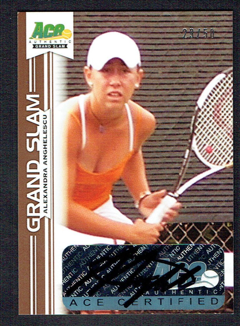 Alexandra Anghelescu BA-AA1 signed autograph 2013 Ace Authentic Grand Slam 29/50
