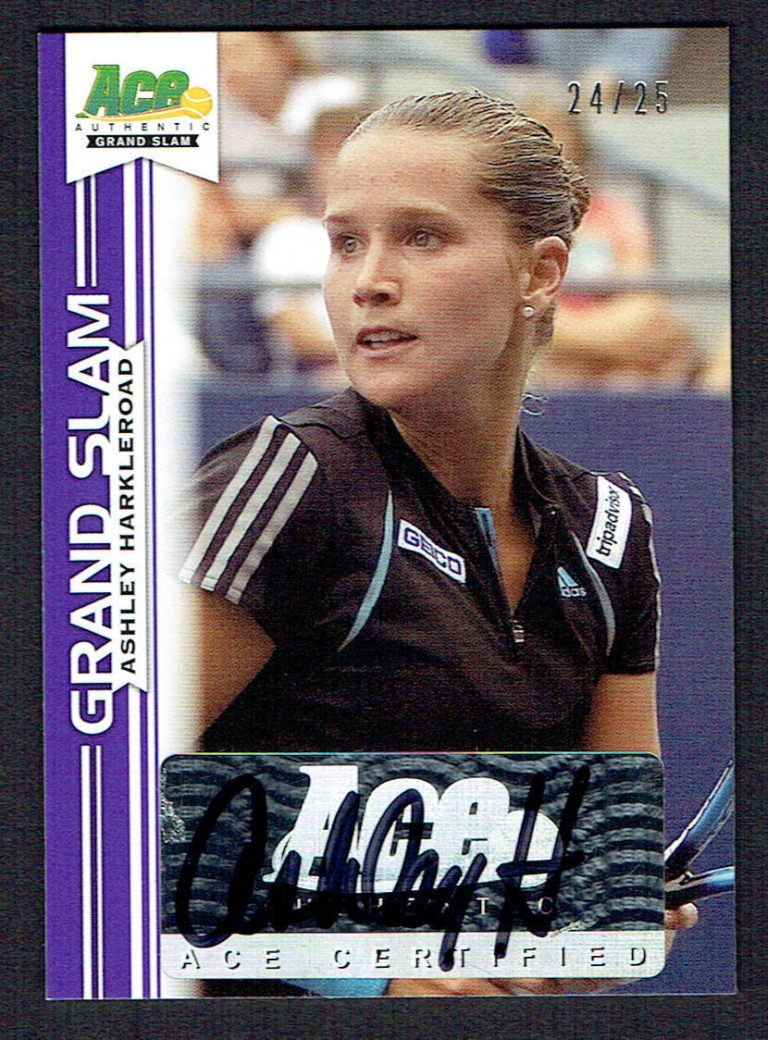 Ashley Harkleroad #BA-AH1 signed autograph 2013 Ace Authentic Grand Slam 24/25