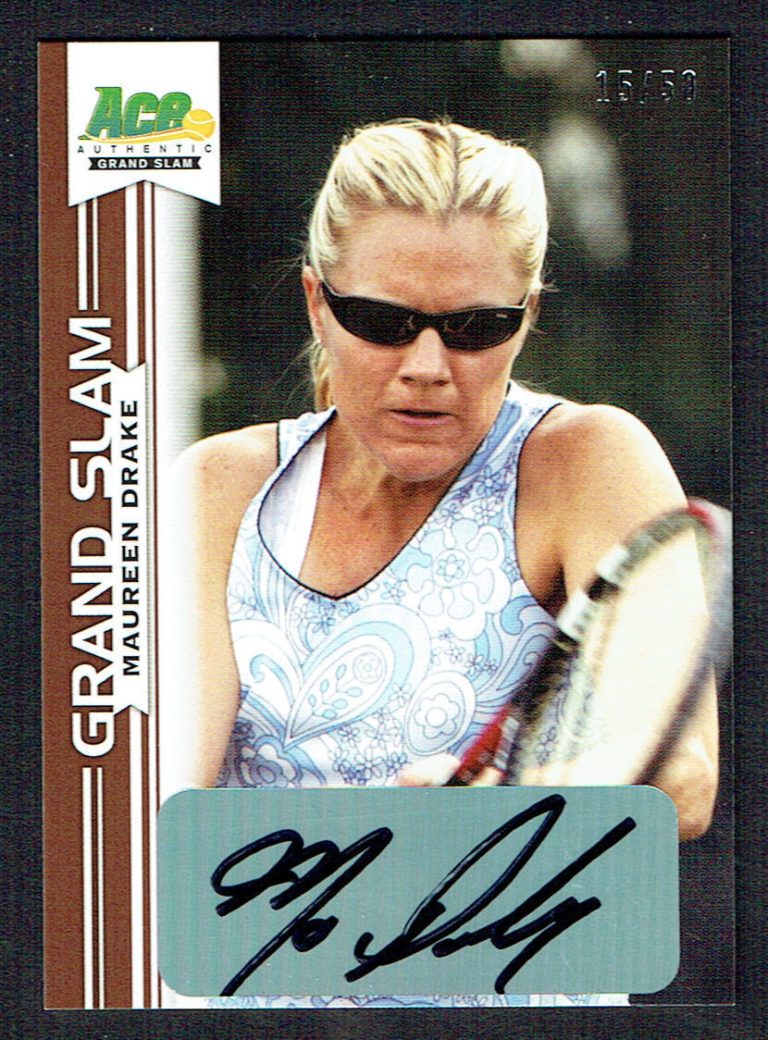 Maureen Drake #BA-MD2 signed autograph auto 2013 Ace Authentic Grand Slam 15/20