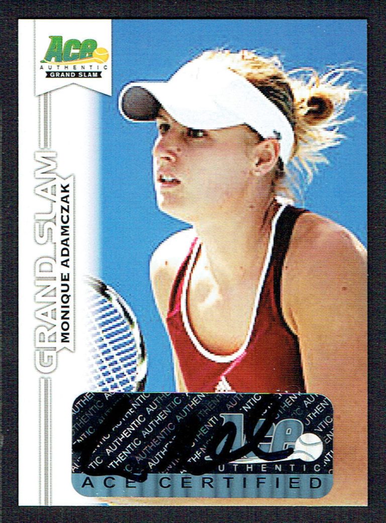 Monique Adamczak #BA-MA1 signed autograph auto 2013 Ace Authentic Grand Slam