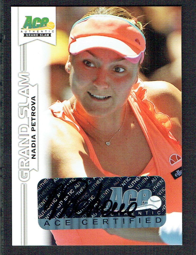 Nadia Petrova #BA-NP1 signed autograph auto 2013 Ace Authentic Grand Slam Tennis