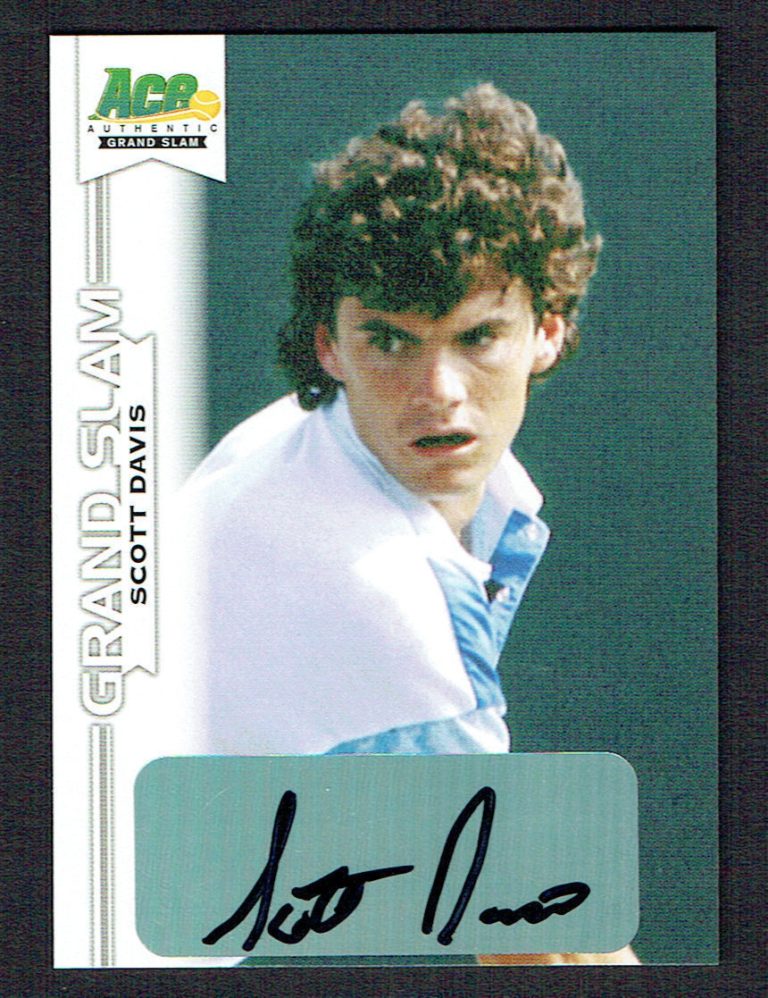 Scott Davis #BA-SD1 signed autograph auto 2013 Ace Authentic Grand Slam Tennis