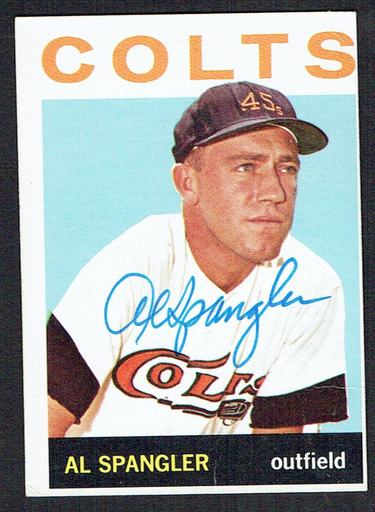 Al Spangler #406 signed autograph auto 1964 Topps Baseball Trading Card