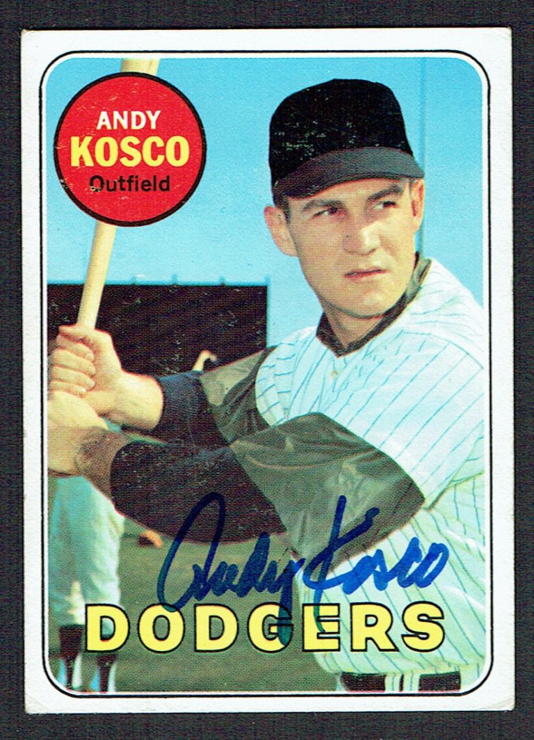 Andy Kosco #139 signed autograph auto 1969 Topps Baseball Trading Card