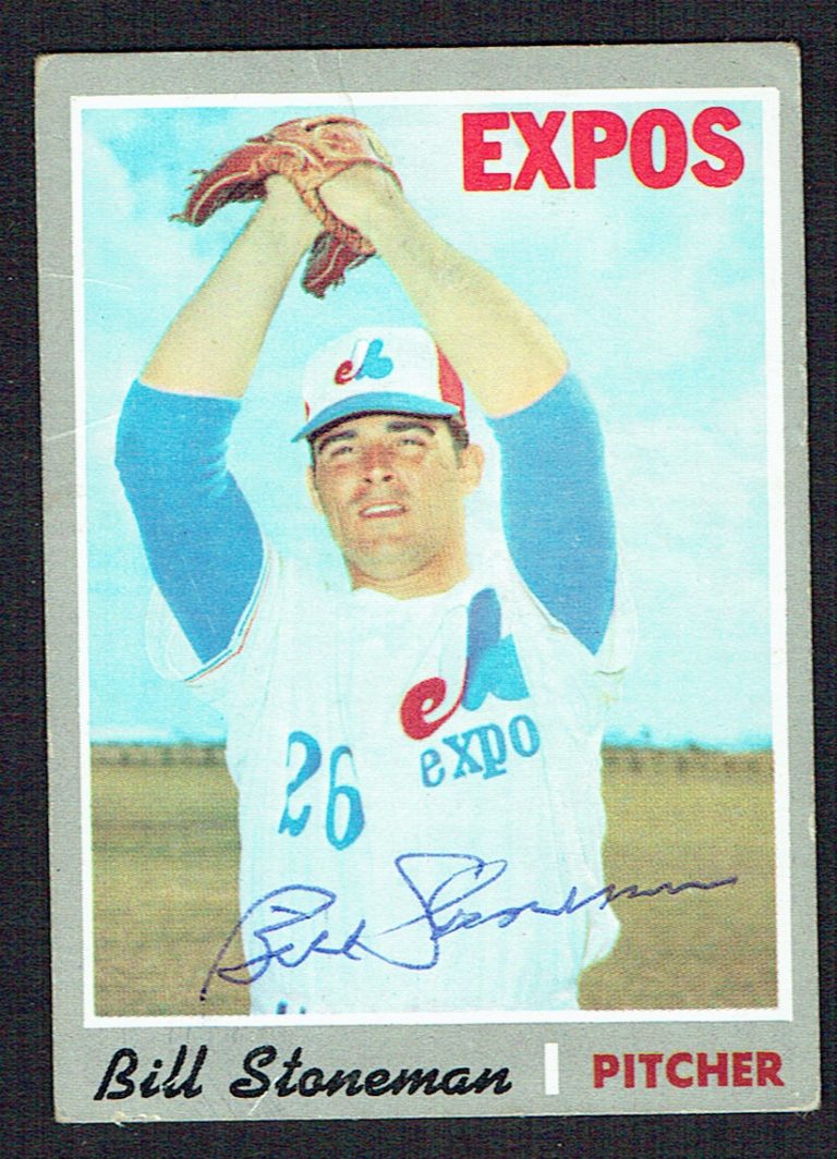 Bill Stoneman #398 signed autograph auto 1970 Topps Baseball Trading Card