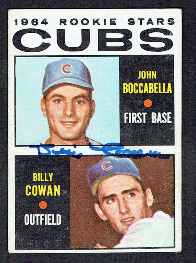Billy Cowan #192 signed autograph auto 1964 Topps Baseball Trading Card