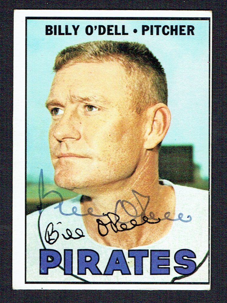 Billy O'Dell #162 signed autograph auto 1967 Topps Baseball Trading Card