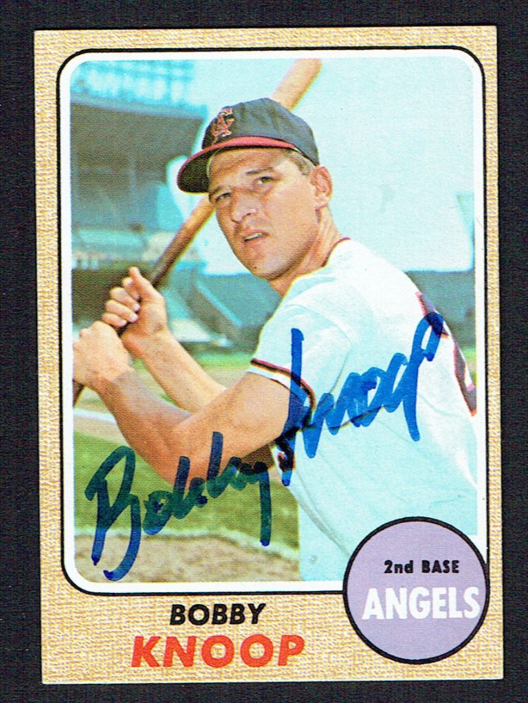 Bobby Knoop #271 signed autograph auto 1968 Topps Baseball Trading Card