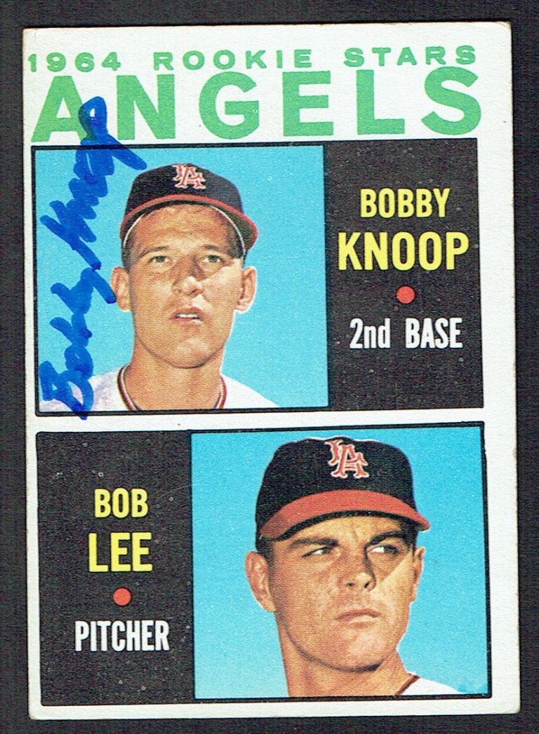 Bobby Knoop #502 signed autograph auto 1964 Topps Baseball Trading Card