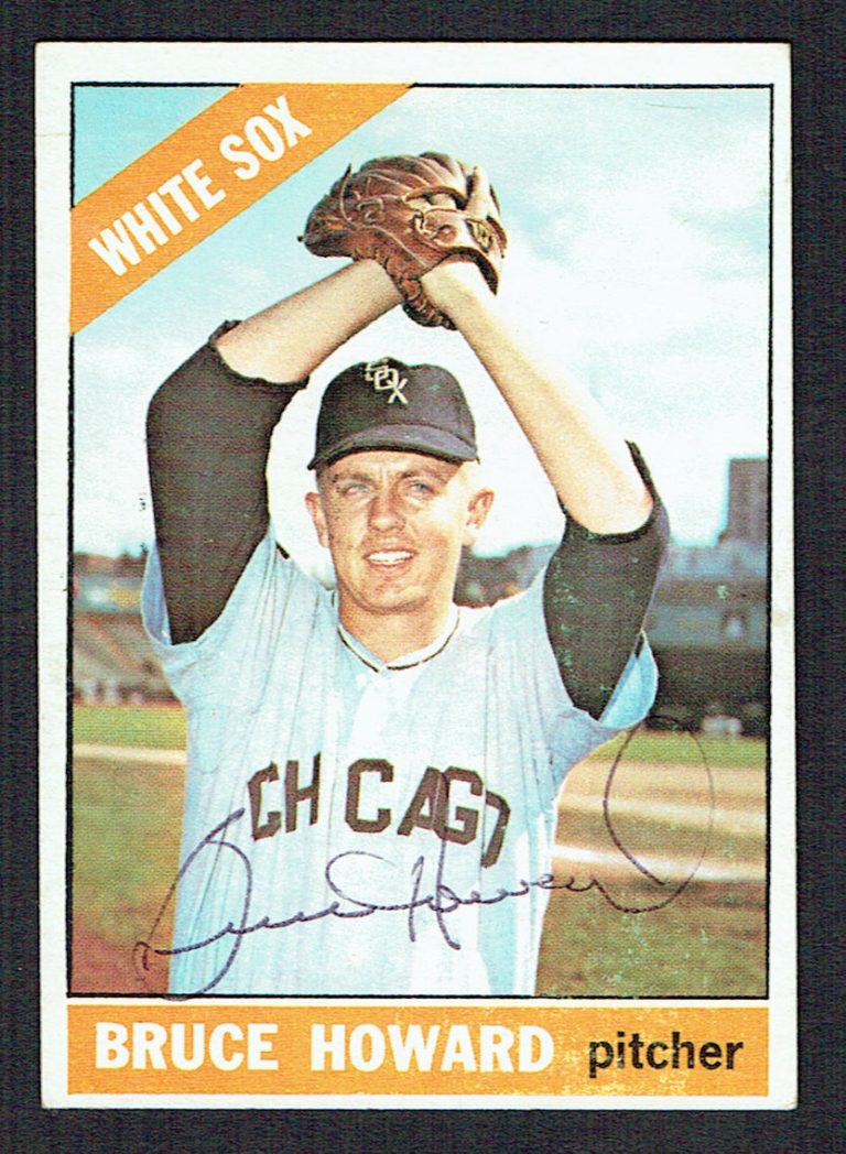 Bruce Howard #281 signed autograph auto 1966 Topps Baseball Trading Card