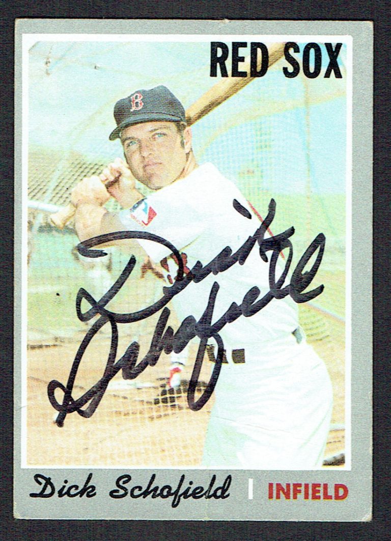 Dick Schofield #251 signed autograph auto 1970 Topps Baseball Trading Card