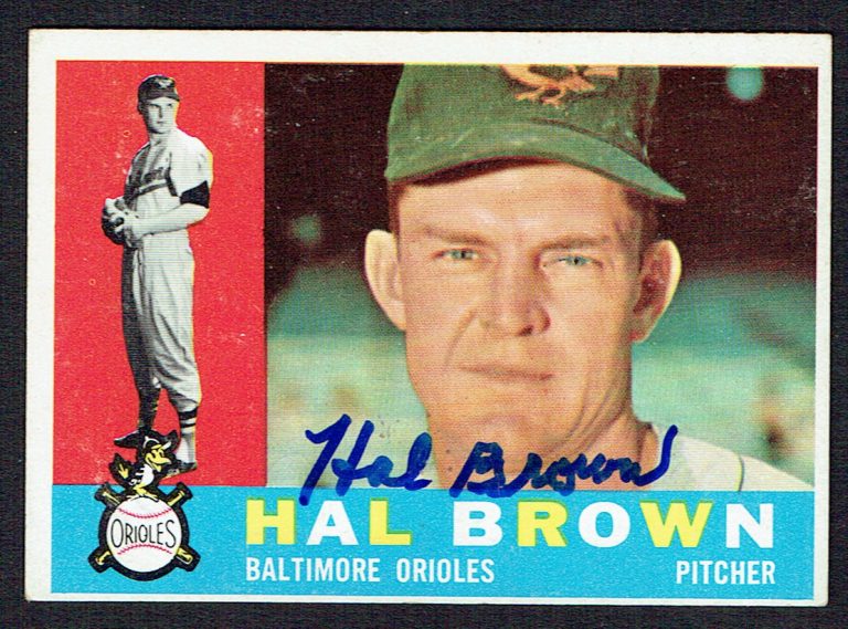 Hal Brown #89 signed autograph auto 1960 Topps Baseball Trading Card