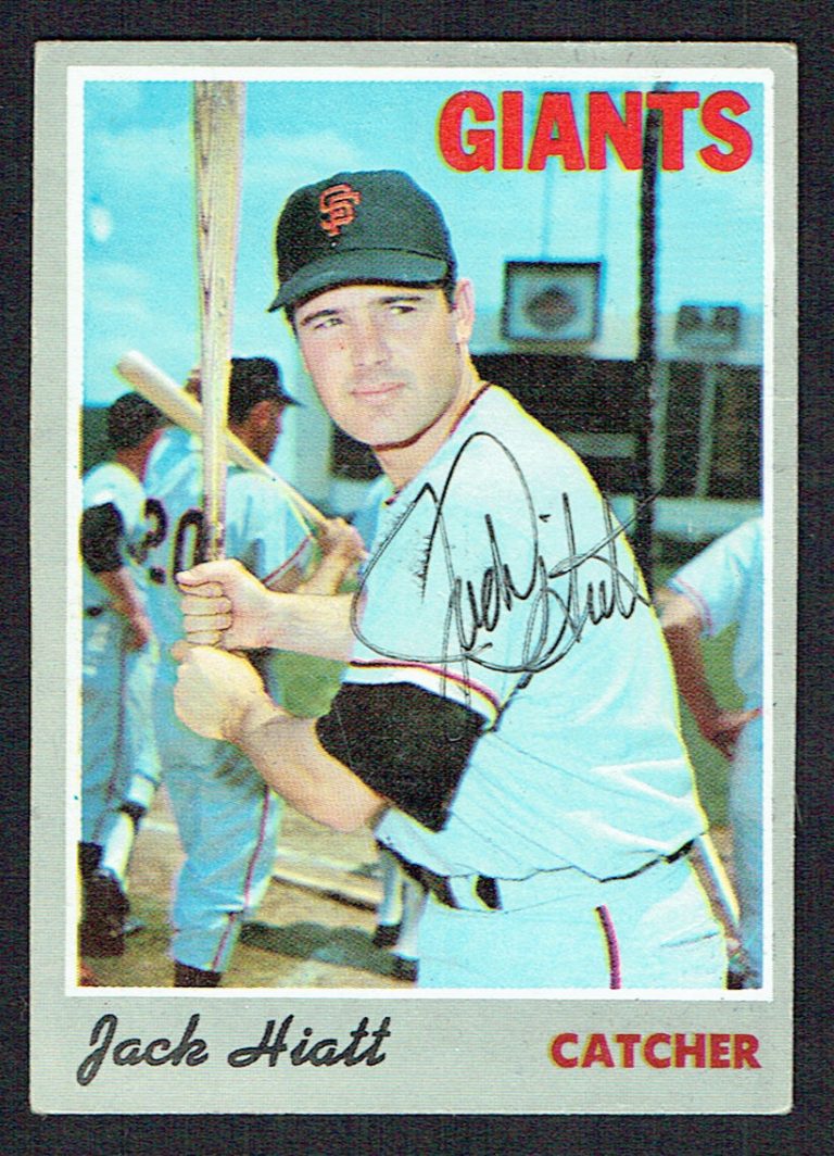 Jack Hiatt #13 signed autograph auto 1970 Topps Baseball Trading Card
