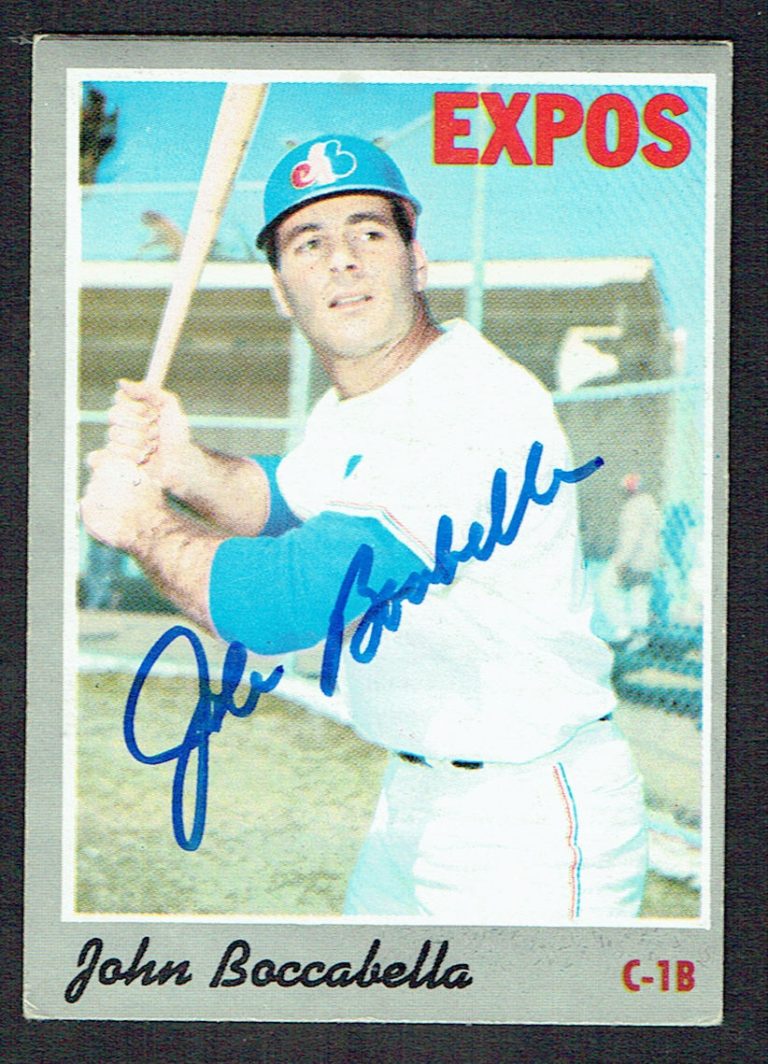 John Boccabella #19 signed autograph auto 1970 Topps Baseball Trading Card