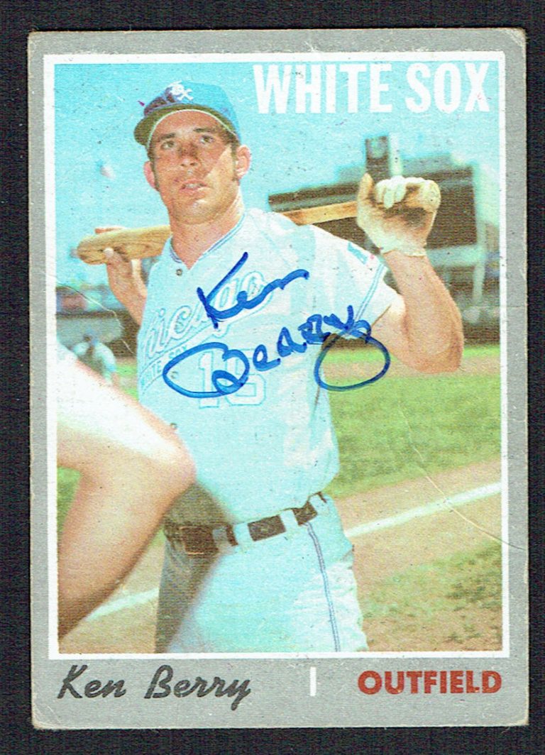 Ken Berry #239 signed autograph auto 1970 Topps Baseball Trading Card