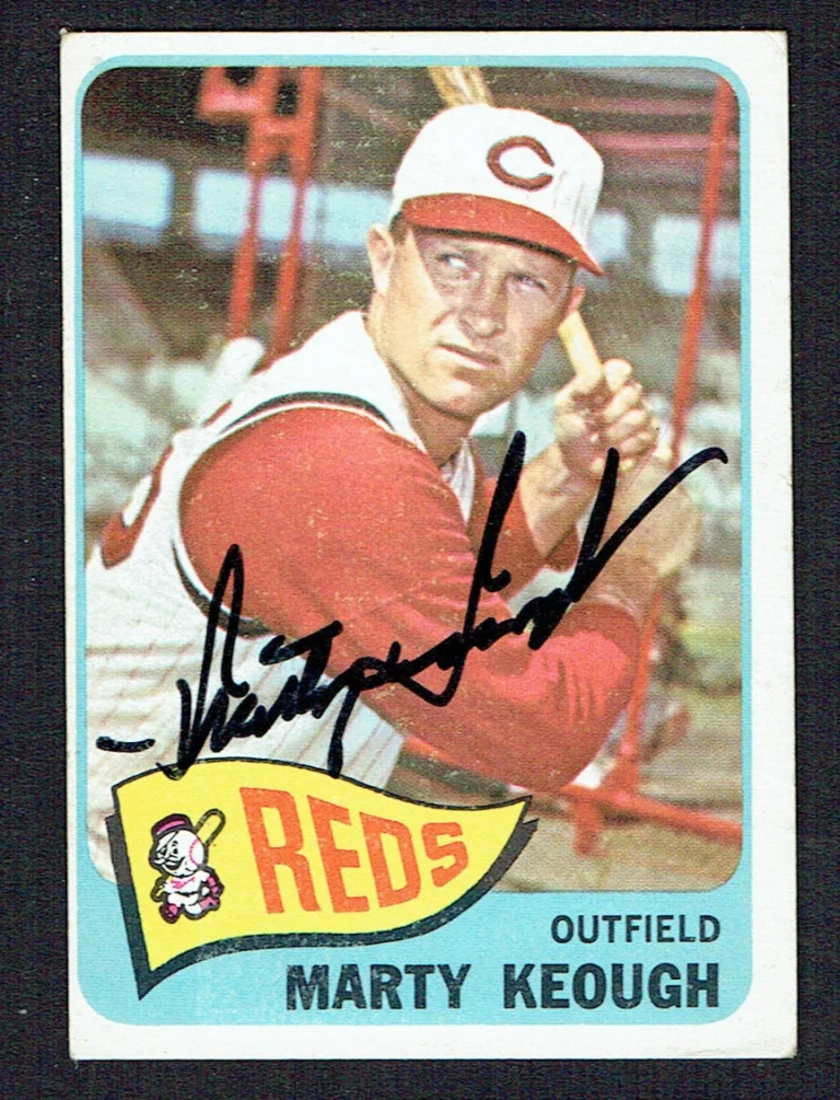 Marty Keough #263 signed autograph auto 1965 Topps Baseball Trading Card