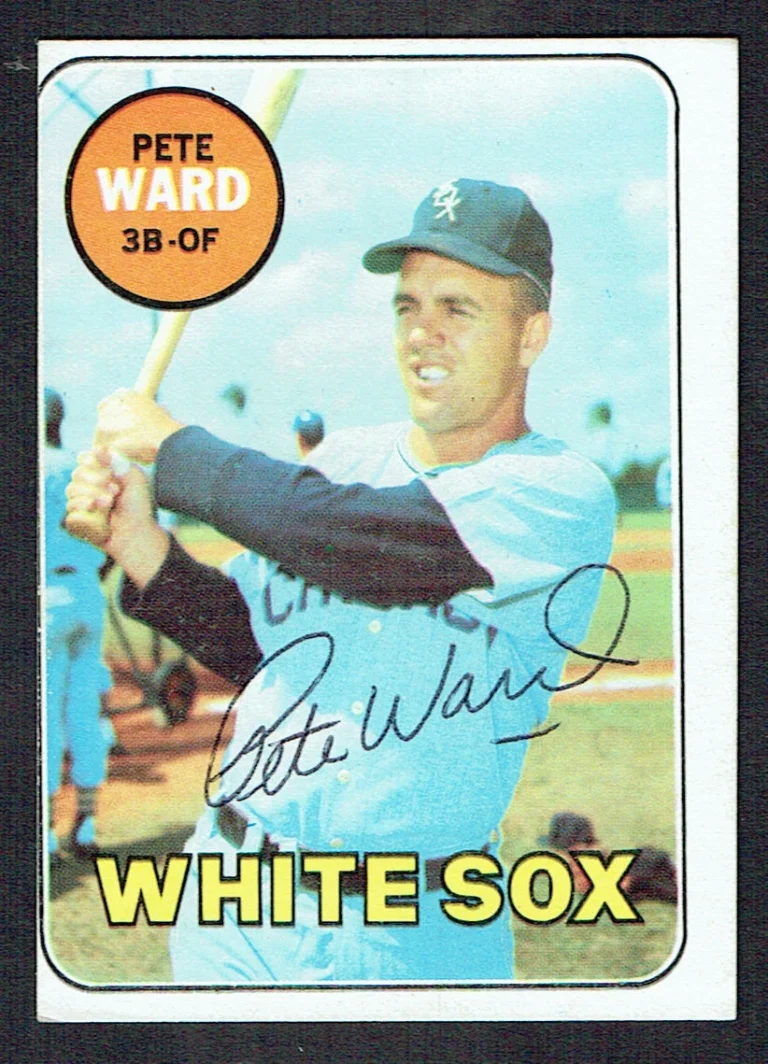 Pete Ward #155 signed autograph auto 1969 Topps Baseball Trading Card