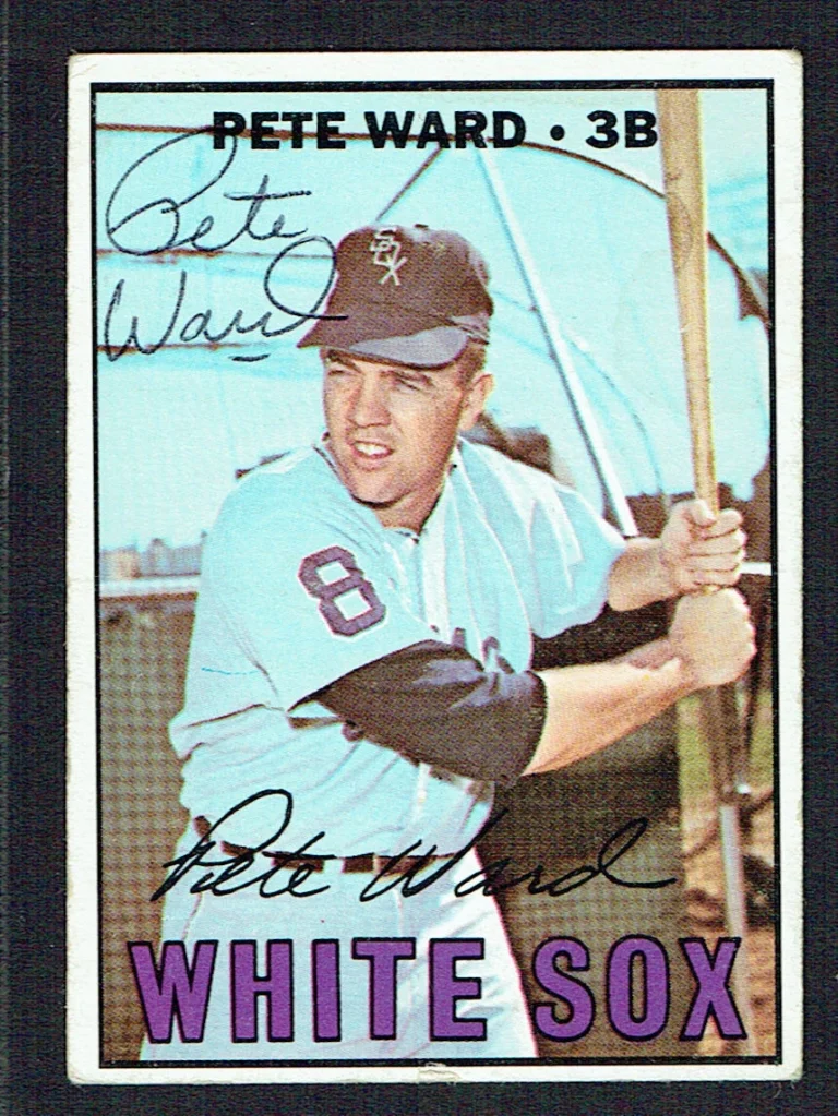 Pete Ward #436 signed autograph auto 1967 Topps Baseball Trading Card