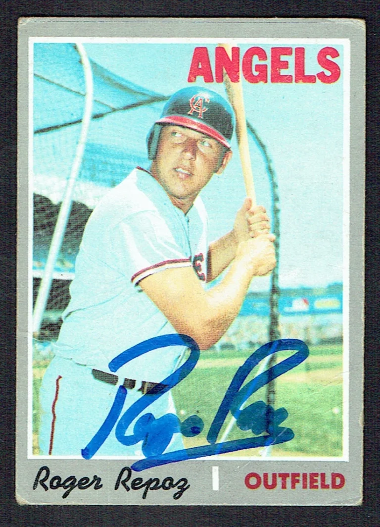 Roger Repoz #397 signed autograph auto 1970 Topps Baseball Trading Card
