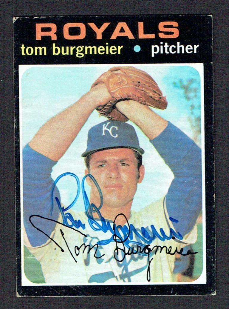 Tom Bergmeier #431 signed autograph auto 1971 Topps Baseball Trading Card