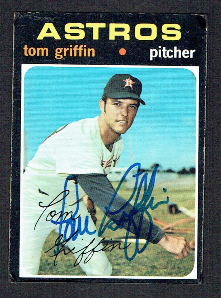 Tom Griffin #471 signed autograph auto 1971 Topps Baseball Trading Card