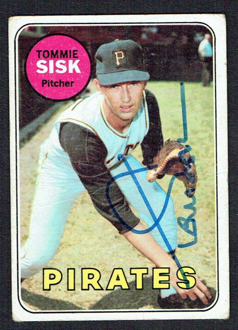 Tommie Sisk #152 signed autograph auto 1969 Topps Baseball Trading Card