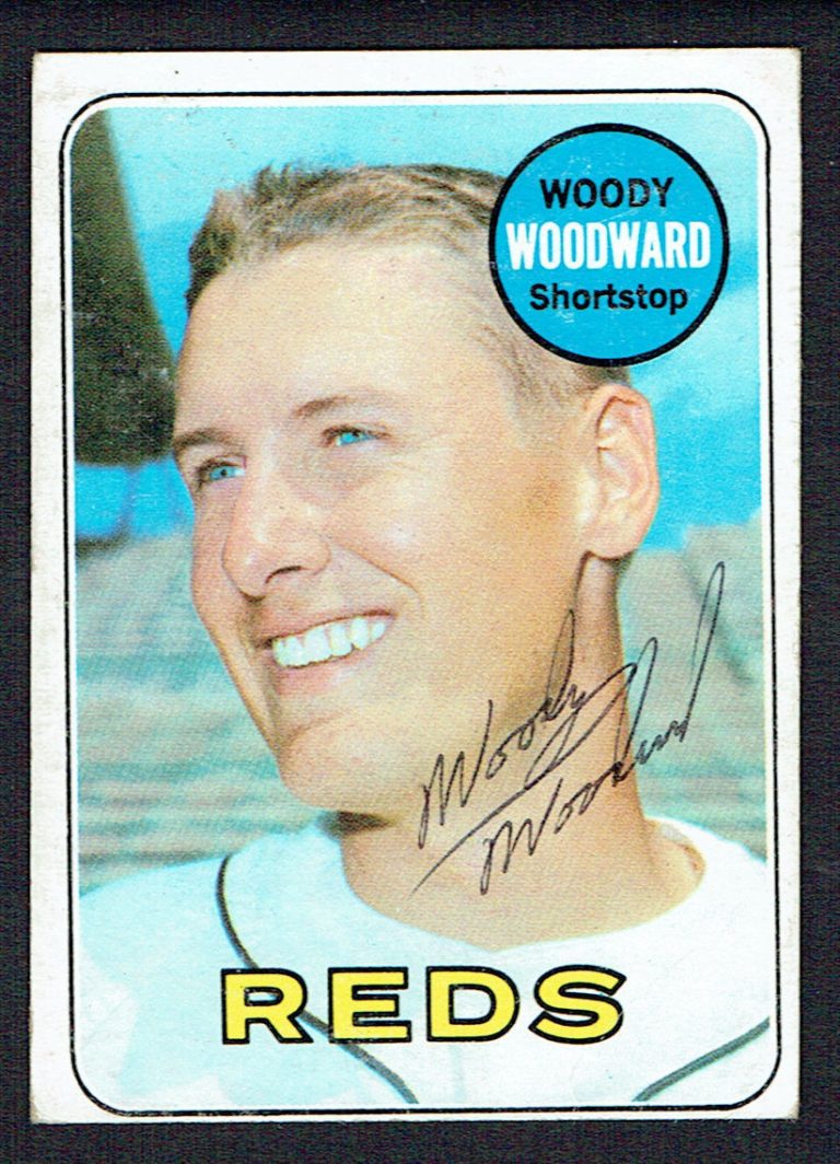 Woody Woodward #142 signed autograph auto 1969 Topps Baseball Trading Card