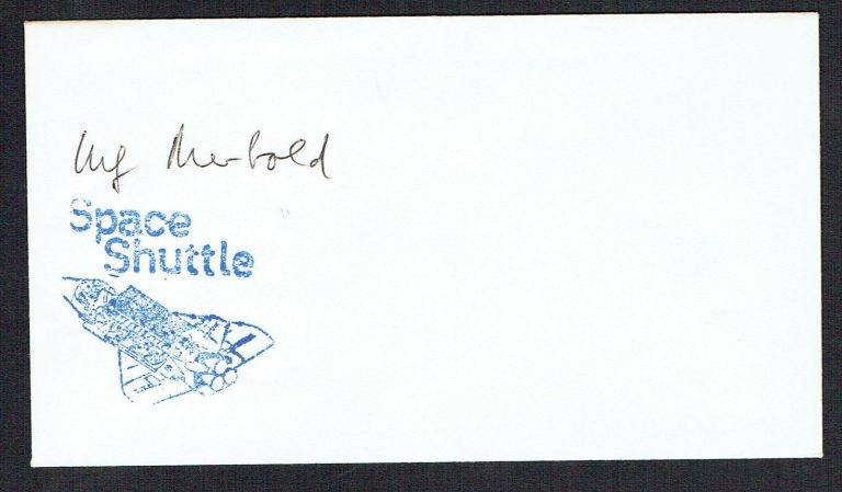 Ulf Dietrich Merbold signed autograph auto Cover / Envelope ESA Astronaut