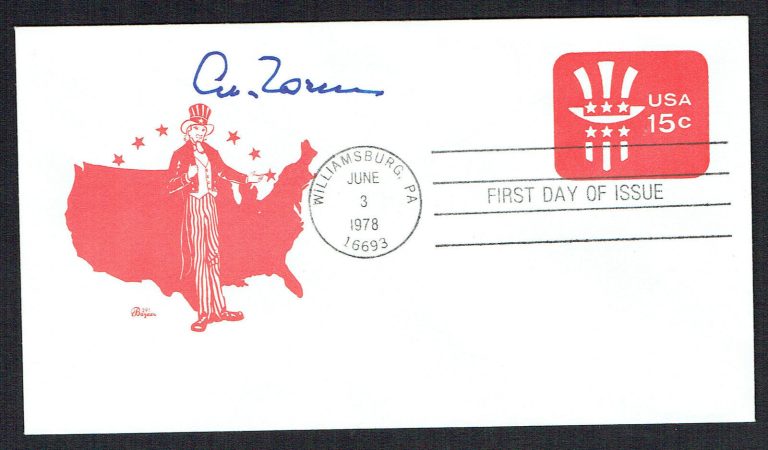 Al Rosen signed autograph auto Postal Cover Baseball Player 4-time All-Star