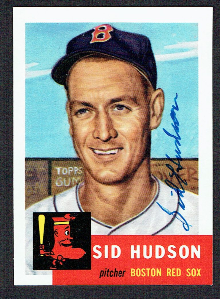 Sid Hudson (d. 2008) #251 signed autograph auto 1991 Topps 1953 Archives Card