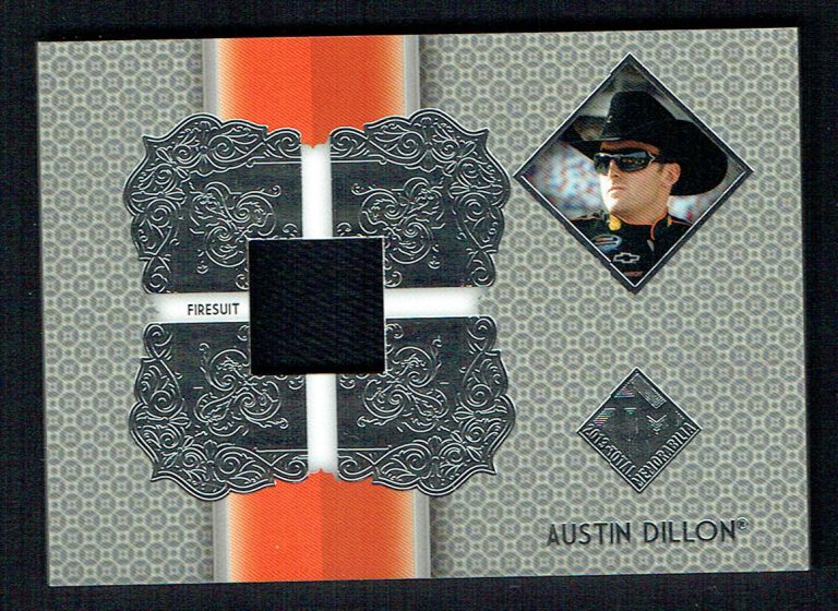 Austin Dillon 2013 Press Pass Total Memorabilia Firesuit Relic Card TM-AD