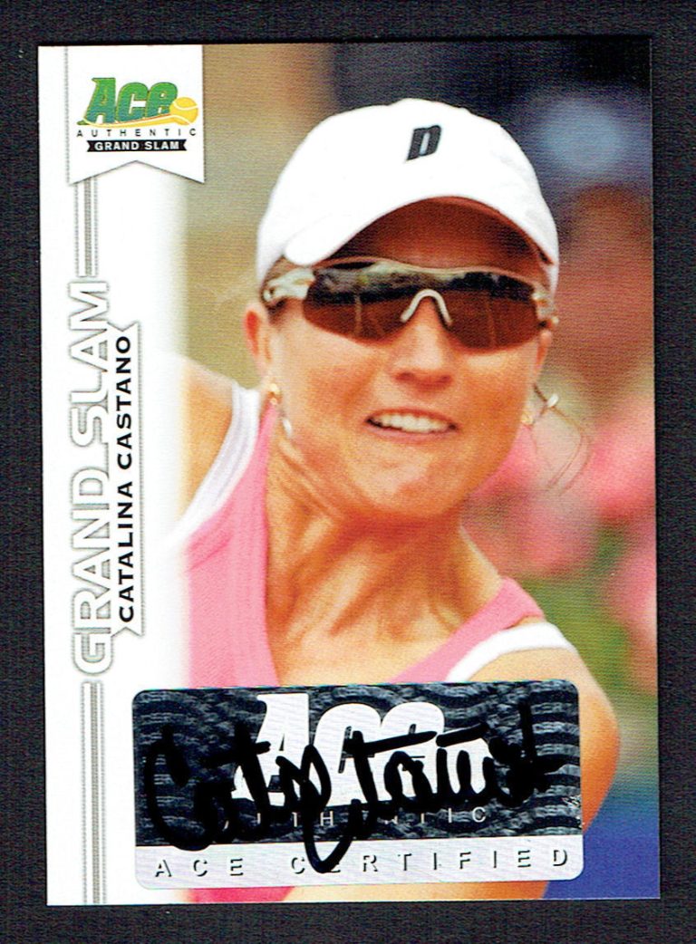 Catalina Castano #BA-CC1 signed autograph 2013 Ace Authentic Grand Slam Tennis